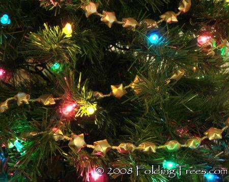Festive star garland