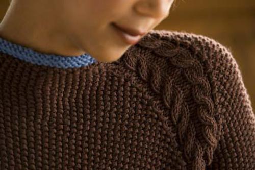 Frost Flower Cuff Pullover